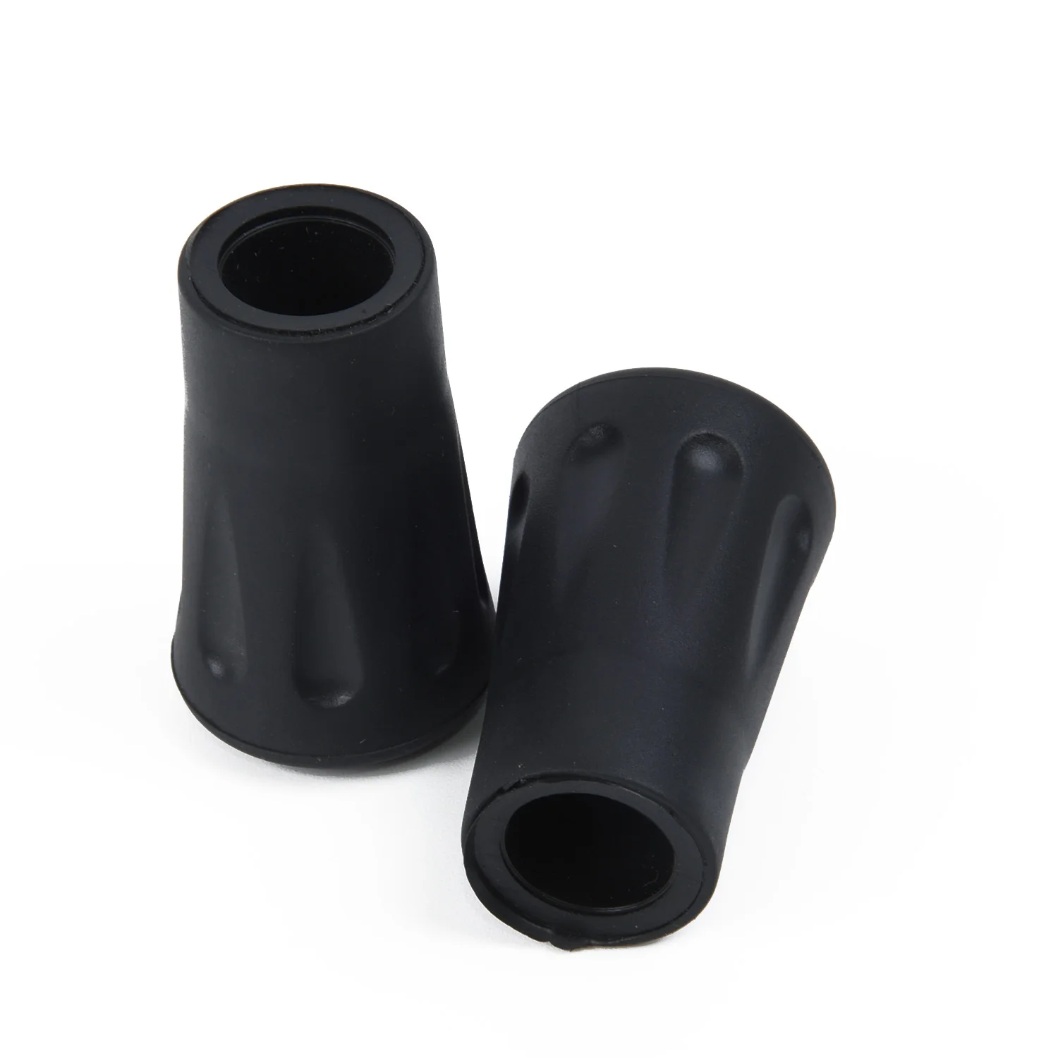 24 Rubber Reinforced End for Trekking Poles Hiking Walking Tip Covers to Protect Pole Tips and Provide Secure Contact