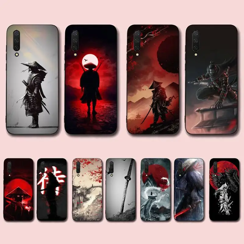 Japan Samurai Art Phone Case for Xiaomi mi 5 6 8 9 10 lite pro SE Mix 2s 3 F1 Max2 3