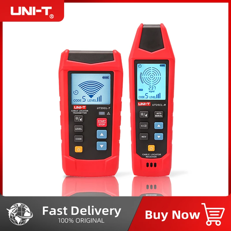 UNI-T UT25CL Handheld Cable Detector NCV Non-contact Electrical Testing Low-voltage Cable Open Circuit Fault Detection