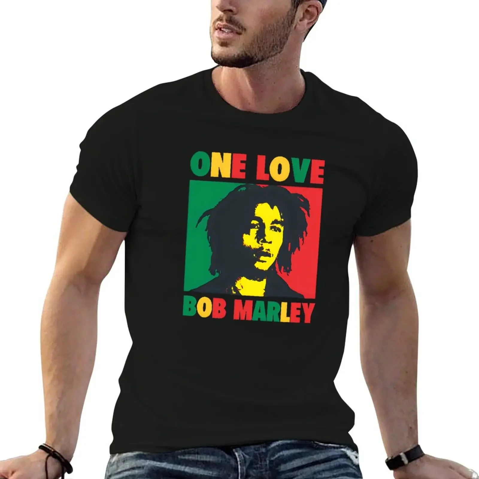 

People lt; lt;Bob marley, Bob marley Bob marley, T-Shirt cheap stuff heavyweights cute tops tees Men's cotton t-shirt