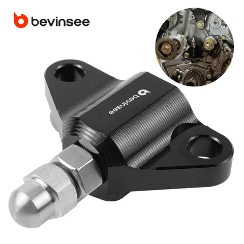 BEVINSEE Aluminum Manual Timing Belt Tensioner 14520P13013 For Honda Prelude 2.2L H22A H22A1 H22A4 JDM H23A Engines