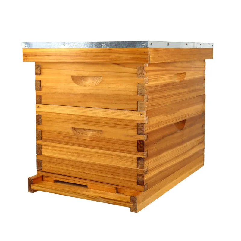 Unassembled 10 Frame Langstroth Beehive Deep Super Body Box 3 Months Warranty 4kg Factory Price New Condition