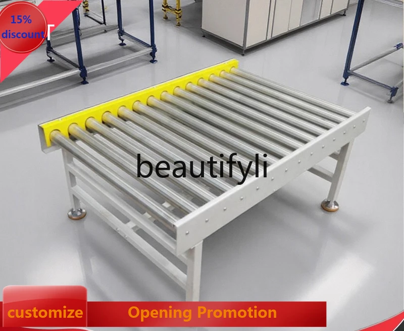 

cn8617 ss Non-Powered Roller Conveyor Galvanized Assembly Line Power Stainless Steel Conveyor Belt Roller Floor Line