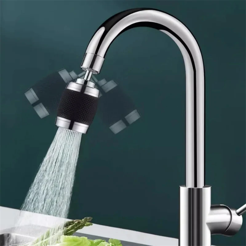 Uniwersalny kran 360-stopniowy obrotowy filtr kranowy 3-trybowa końcówka kran bąbelkowy Anti-Splash Economizer Artykuły kuchenne — zdjęcie 5