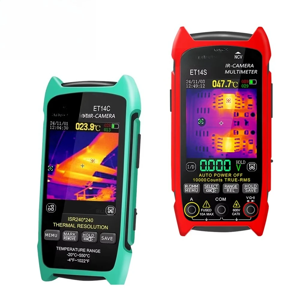 Thermal Imaging IR Camera Multimeter for Automotive Pipline Electrical Fault Detection