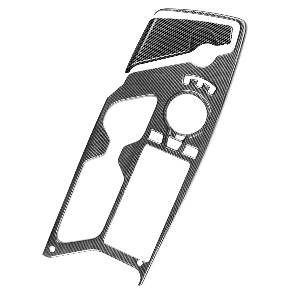 

For Kia- EV6 2022-2023 RHD Carbon Fiber Texture ABS Center Control Panel Cover Trim Car Accessories Auto Parts