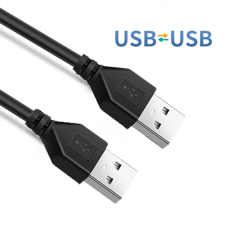 0.5m/1m/1.5m USB 2.0 A Male to A Mmale Data Sync Charger Extension Cable Cord USB Date Transmission Cord For PC Laptops Keyboard