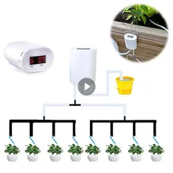 Indoor Automatisch Sproeisysteem Veel Potten Pompregelaar Bloem Druppelirrigatiesysteem Planten Sprinkler Tuingereedschap