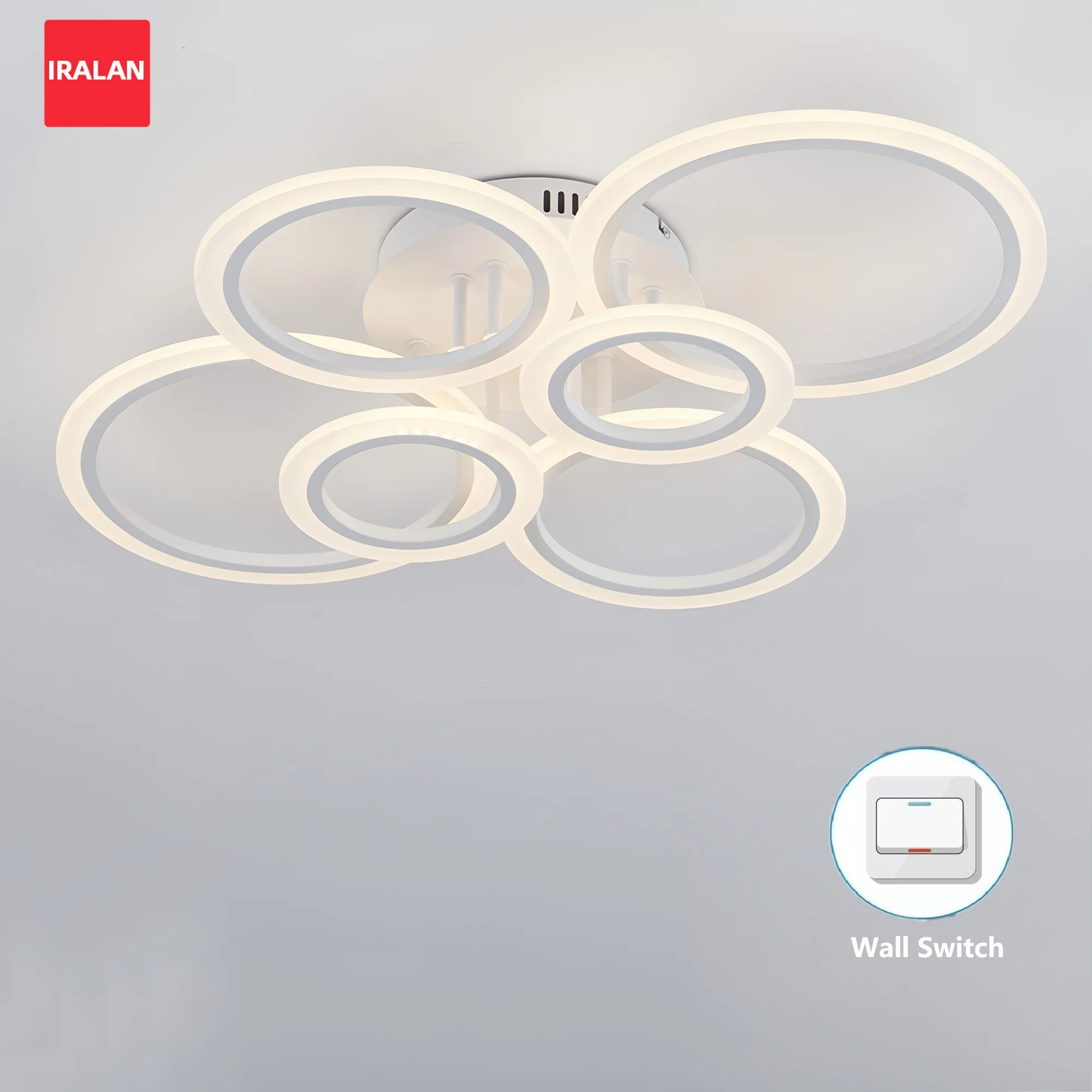 Nordic Ceiling Light Fixture Chandelier Lustre Minimalist Ceiling Lamp Kids Room Bedroom Indoor Ceiling Lamp 3 Color Changeable