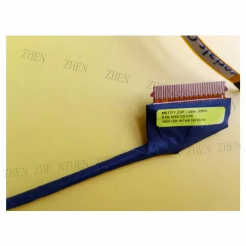 Y LCD Screen Cable K1N-3040128-H39 for MSI MS17F1 MS17F2 MS17F3 MS17F4 40pin 4K