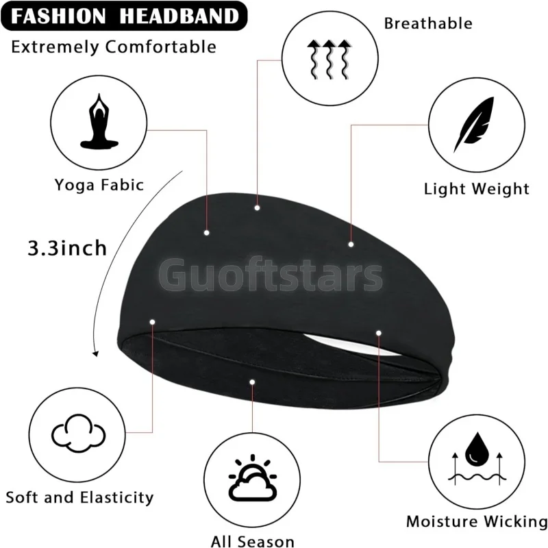 Headband Sport Men Sweat,Sports Headbands, Sweat Band ,Head Band Sweatbands For Running Gym Training Tennis Basketball Football