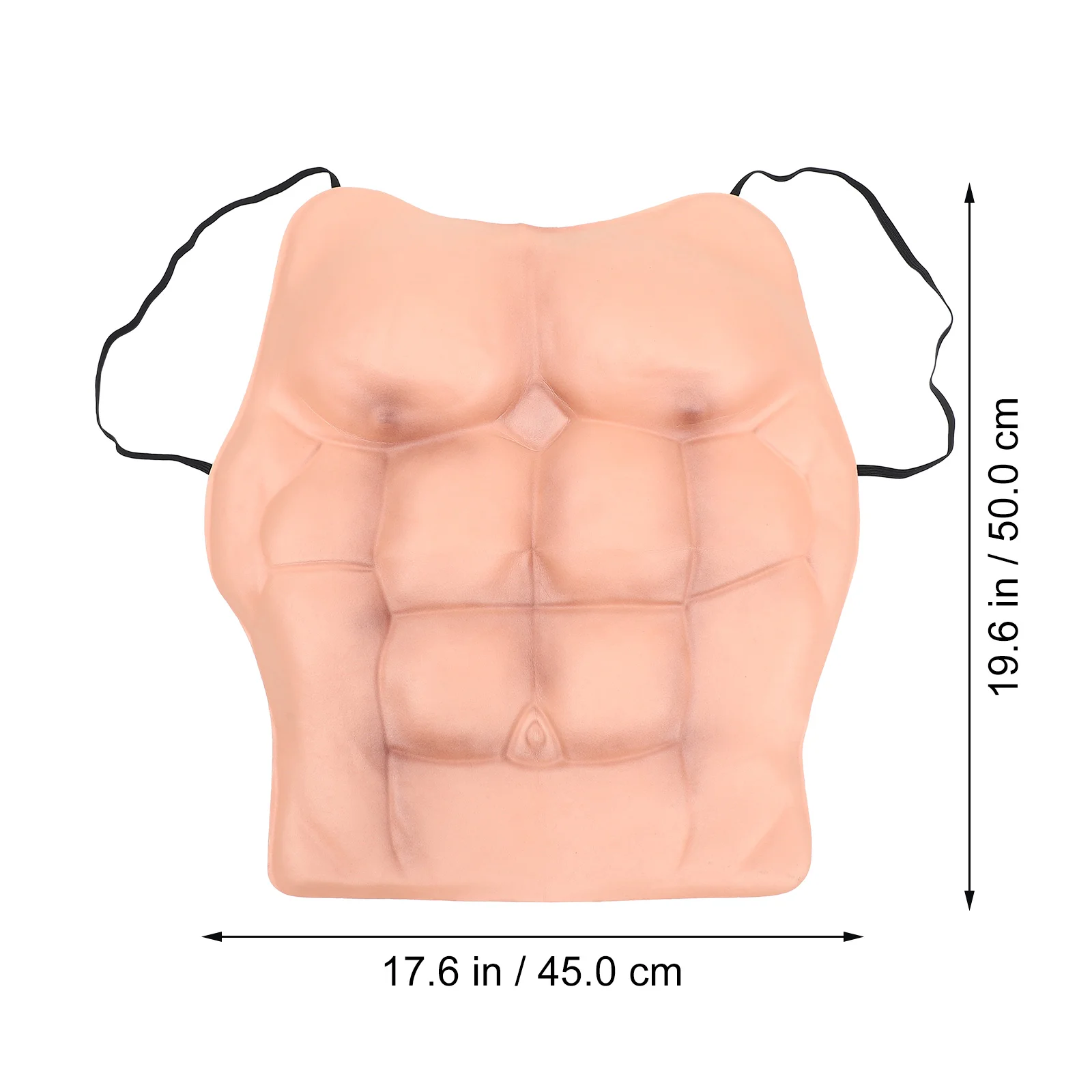 is de silicona para el pecho, accesorios de fiesta, ropa muscular, disfraz de soltero, disfraz de Terminator Abdominal, chaleco de piel para hombre