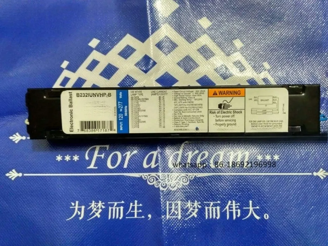 

Biosafety Cabinet, Ballast B232iunvhp-b N New, ENLT8-32-P2SC-N