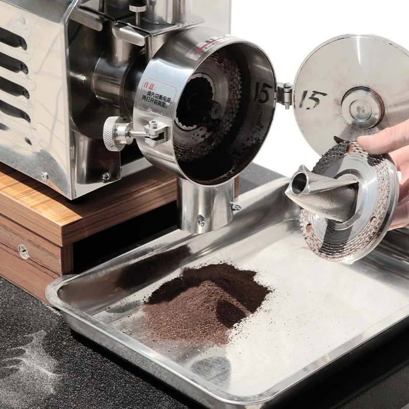 Industrial Larger Capacity Coffee Grinder Stainless Steel Commercial Coffee Grinder Machine Electric Flour Mill