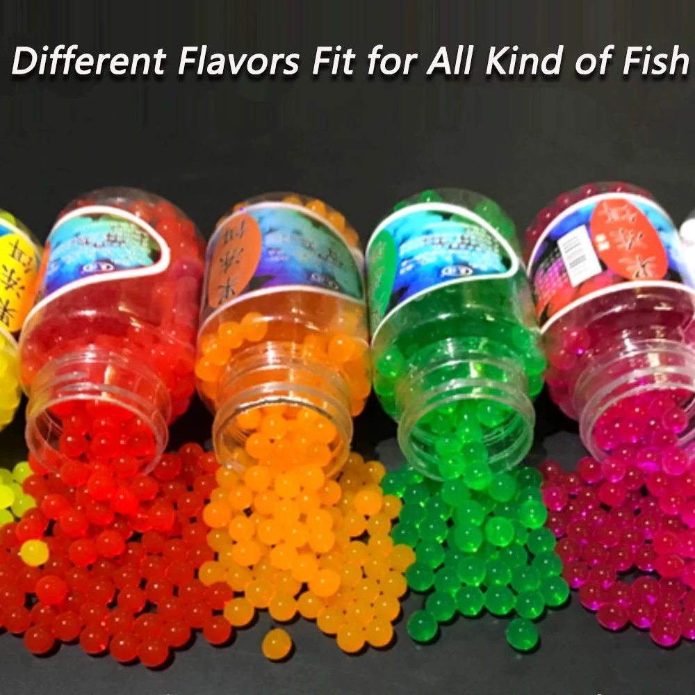 Señuelo de gelatina, 300 Uds., Aroma de pescado, cebo suave, comida para peces, alimentación acuática, carpa, Pesca, sabor atractivo, gancho de cuerda, productos para pastillas, huevo nutritivo