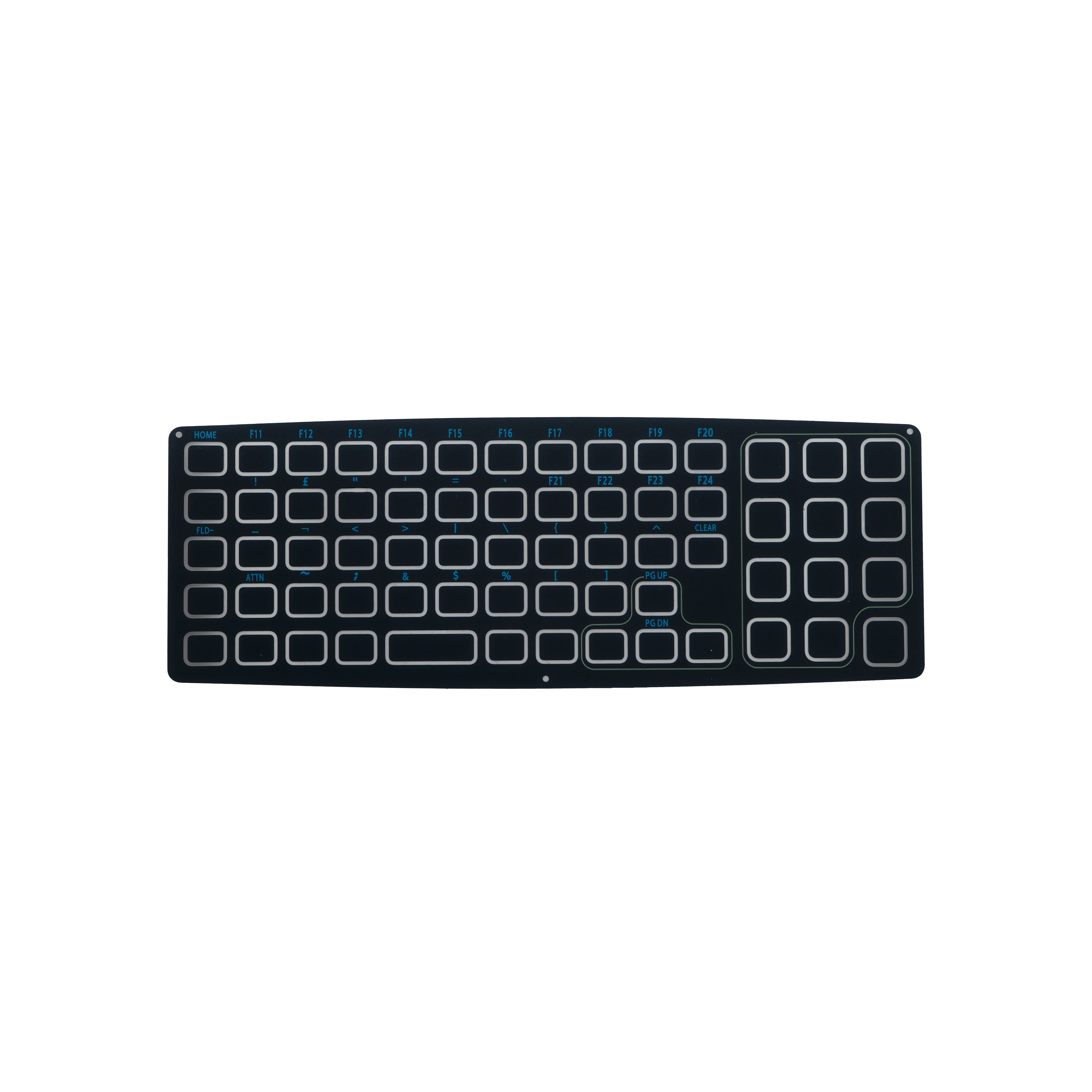 3PCS Keypad Overlay set for Zebra Symbol VC5090 (Half Size)