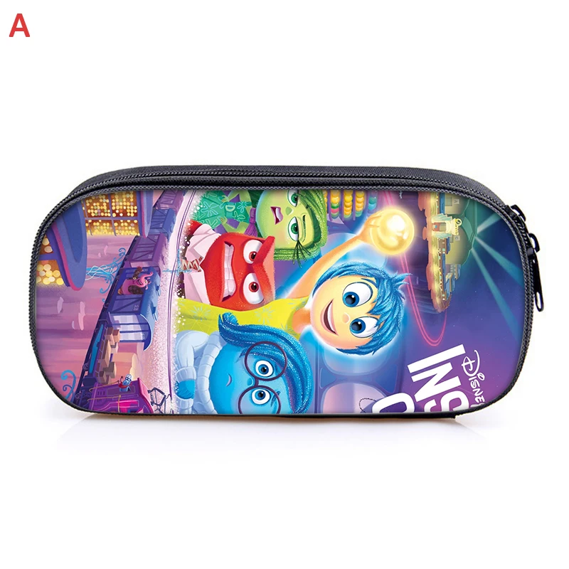 Disney Inside Out 2 Pencil Case Student Product Kawaii Girl Boy PenCase Bag Cartoon Pencil Box Pouch Stationery Supplies Gift