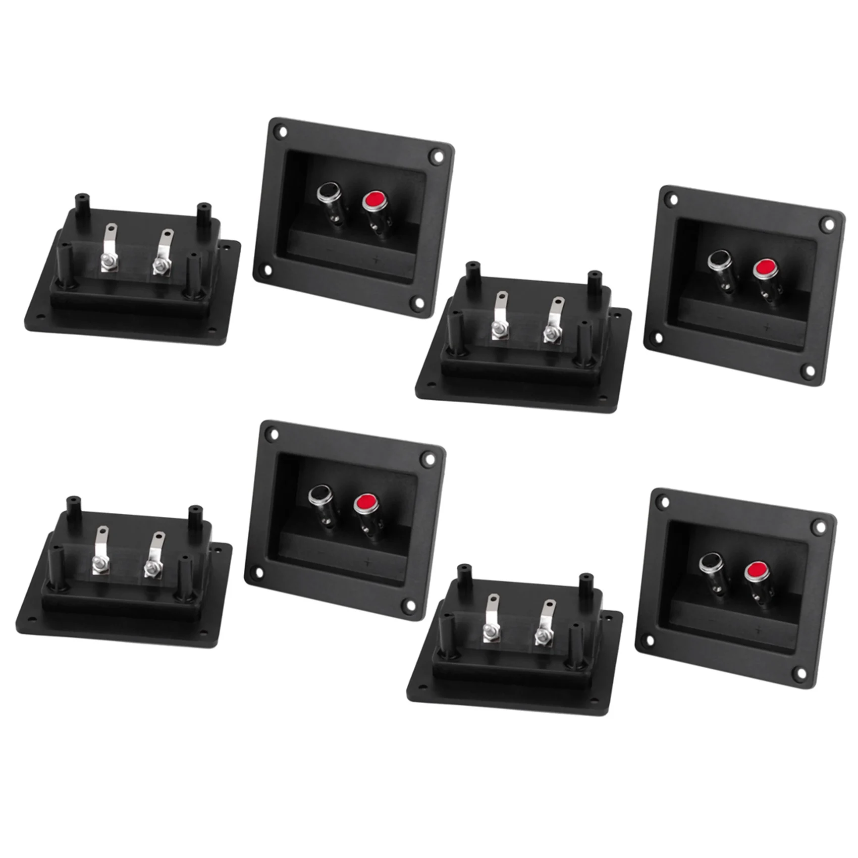 8Pcs Speaker Box Push Spring Type Binding Post Terminal Connector