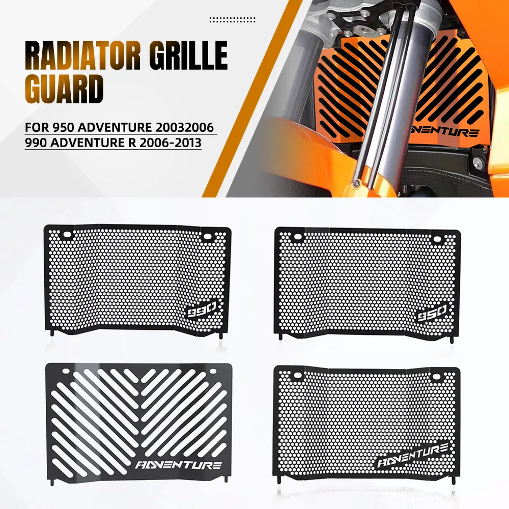 

950 Adv/990 Adv Radiator Grille Guard Protector Cover For 950 Adventure 2003 2004 2005 2006 990 Adventure R 2006 - 2013 2012
