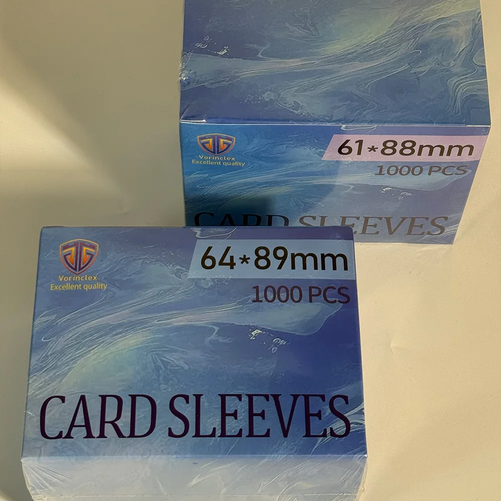 1000 Stück 61x88mm 64x89mm Innere Kartenhüllen Passend für MTG YGO PKM TCG Sportkarten Glatte Robuste Weiche Innere Schutzhüllen – Detail 5