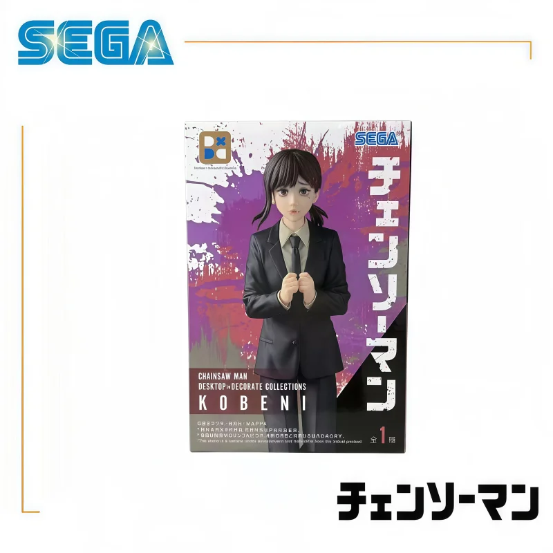 In Stock 100% Original SEGA Chainsaw Man Higashiyama Kobeni Action Figure Model Doll Brand New Boxed Animation Peripherals