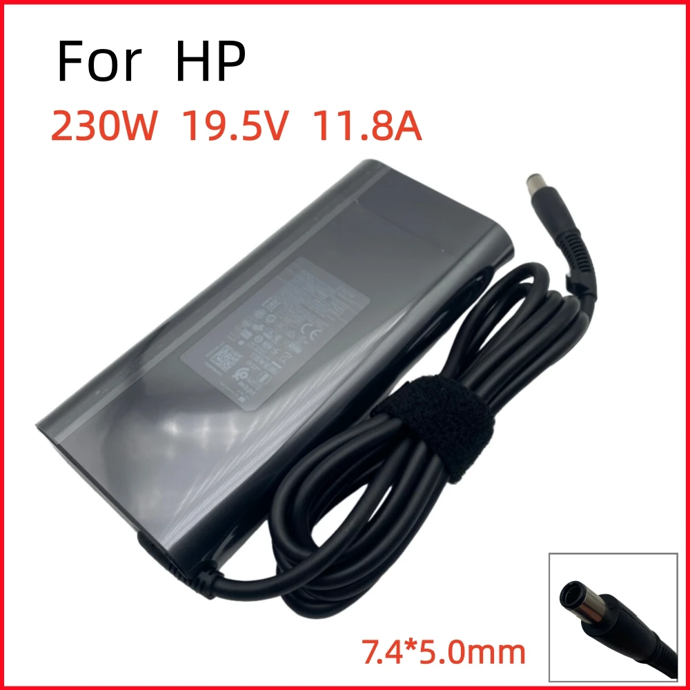 Adaptador de cargador para ordenador portátil, 19,5 V, 11,8a, 230W, para HP Envy 27-B214, pantalla táctil de escritorio todo en uno, fuente de alimentación i7-8700T