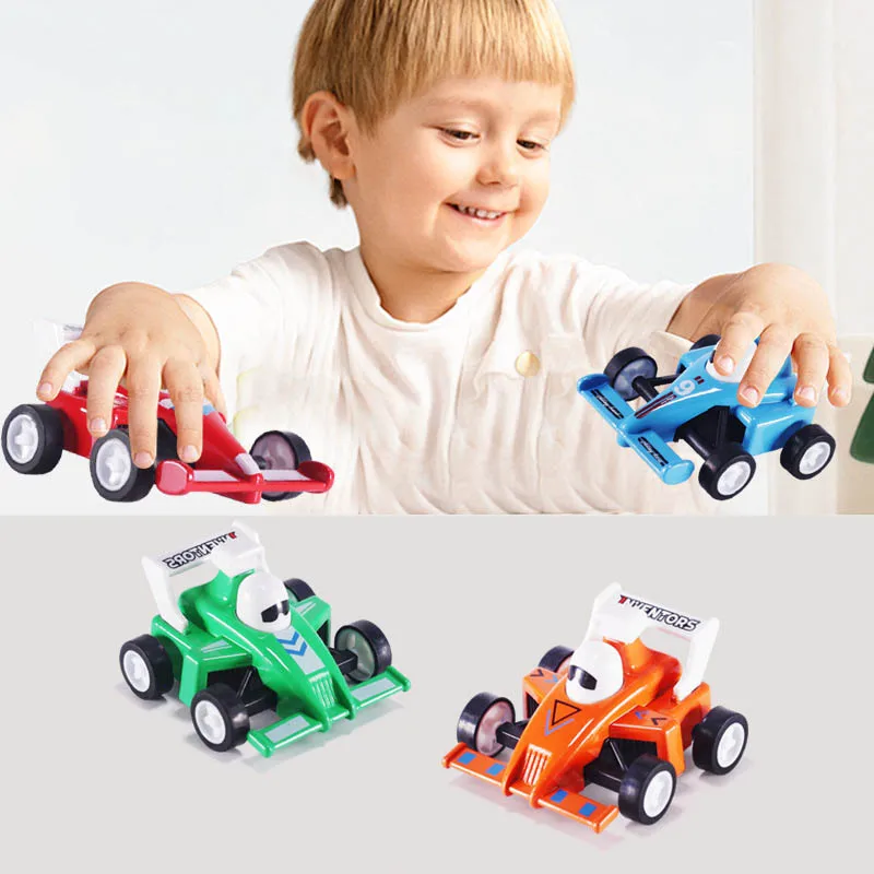 Coche de carreras de aleación 1:64, modelo de juguete F1 de fórmula, Mini coche de carreras de juguete, coche extraíble, rompecabezas para niños, coche de carreras Retro, juguete deslizante, regalos