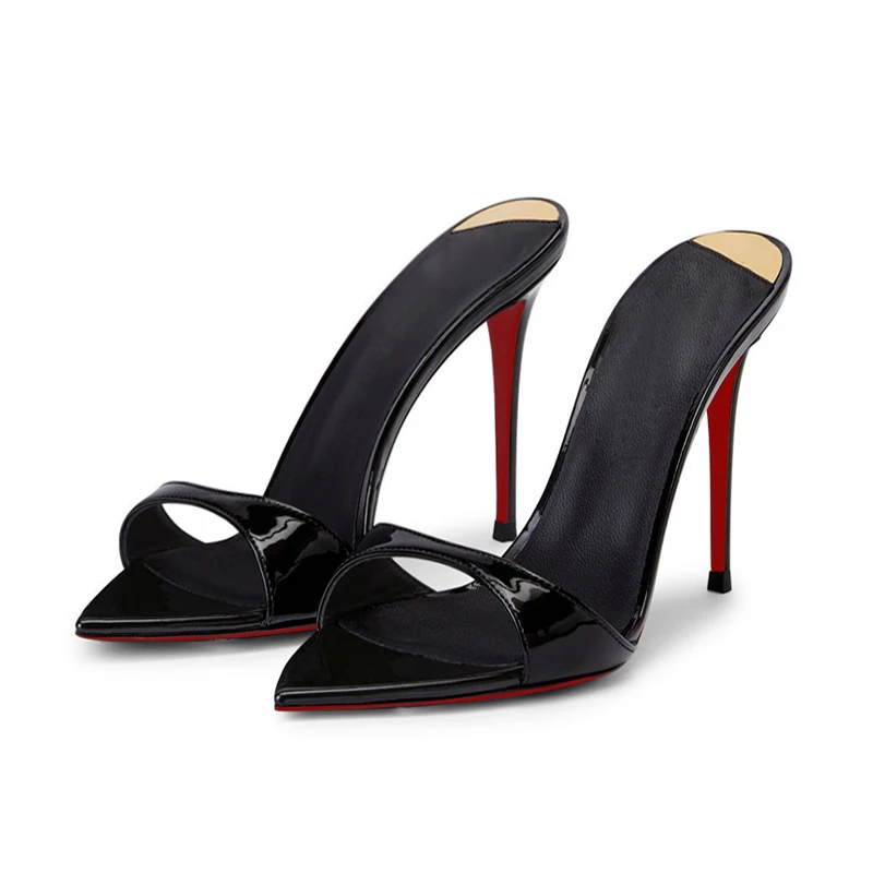 Women's Pointed-Toe Slim Stiletto Heel Sandals - Plus Size