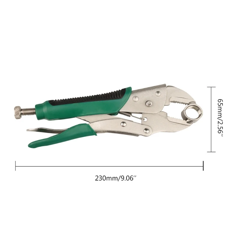 150x65mm Comfortable Handle Welding Pipe Plier Chrome Vanadium Alloy Steel Special Tools for Floor Heating Repair