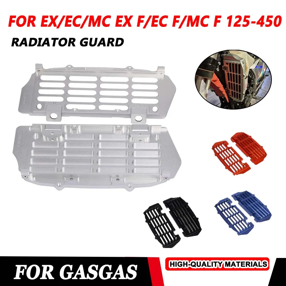 Motorcycle Radiator Guard Grille Cover FOR GAS GAS EC EX 300 350F 450F EC300 EX300 EX350F EX450F MC125 MC250F MC450F 2021 - 2024