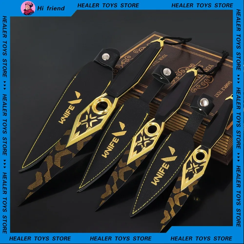 Valorant Sword Champions 2023 Uncut Japanese Kunai Game Peripheral Metal Ninja Agents Samurai Blade Weapon Model Gift Toys Boys