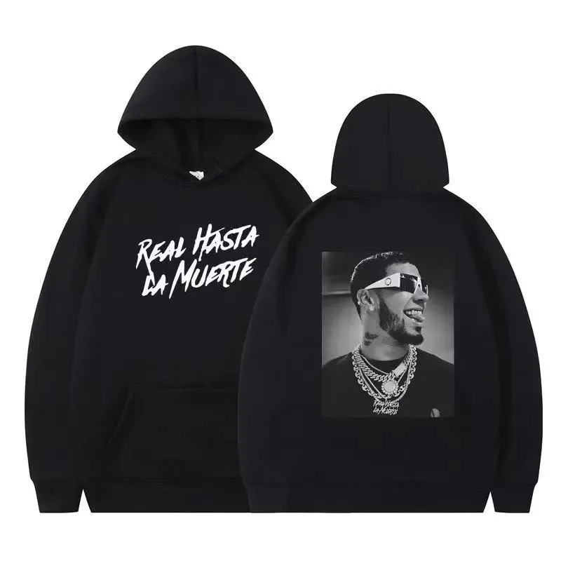 

2025 European and American Hip-hop Rap Street Style Printed Hoodie, Spring and Autumn Men's and Women's Hoodie Top
