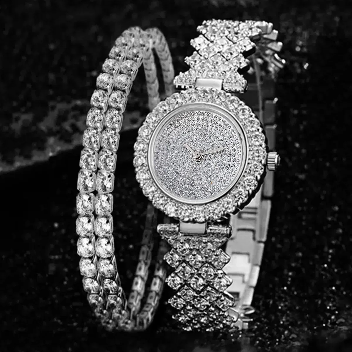 3 шт./компл. и 1/шт. наручные часы, классические винтажные часы с браслетом, женские часы в подарок