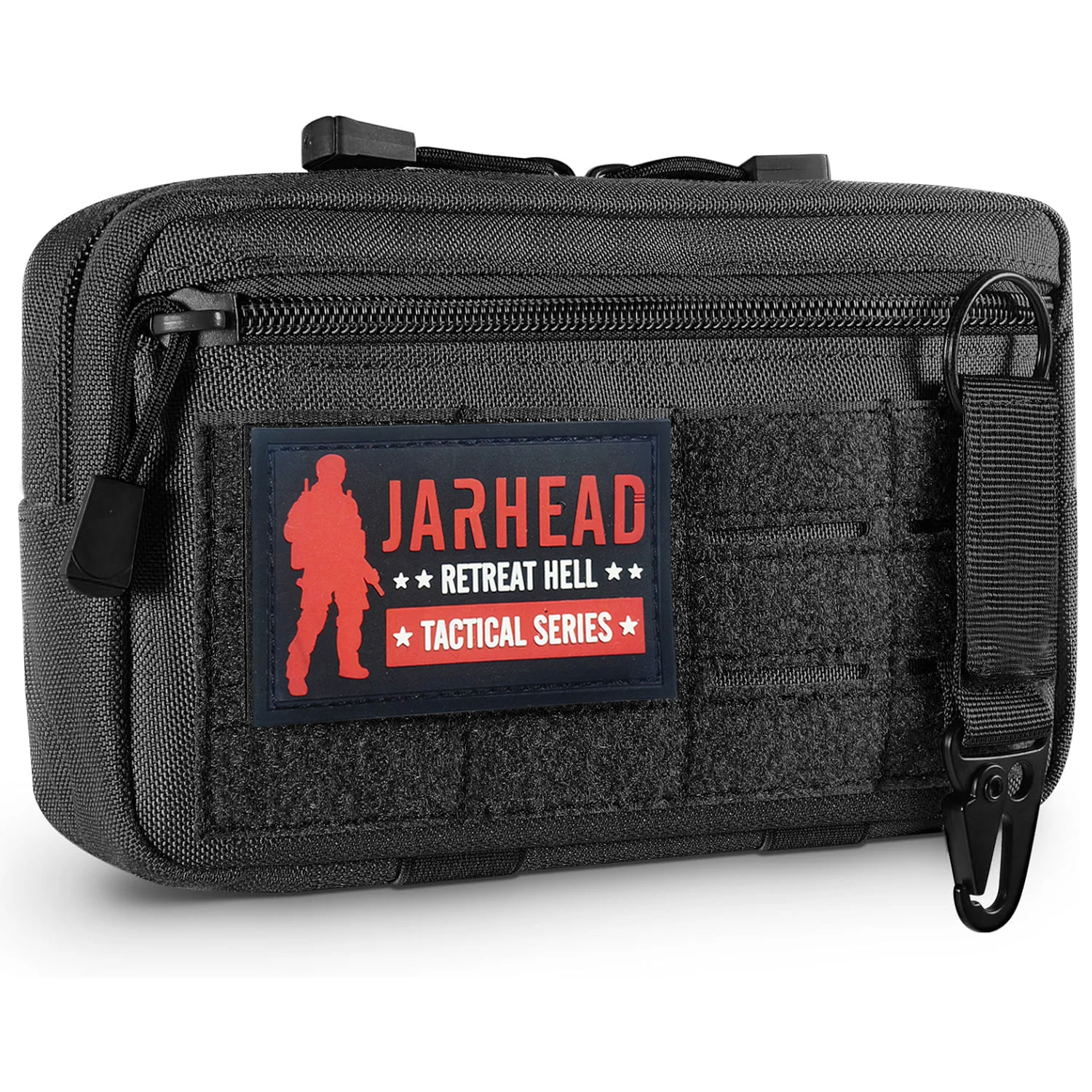 Bolsa tática molle com corte a laser 1000d, compacta, resistente à água, utilitária, bolsa administradora para mochila, colete, cinto de trabalho, acessório de caça