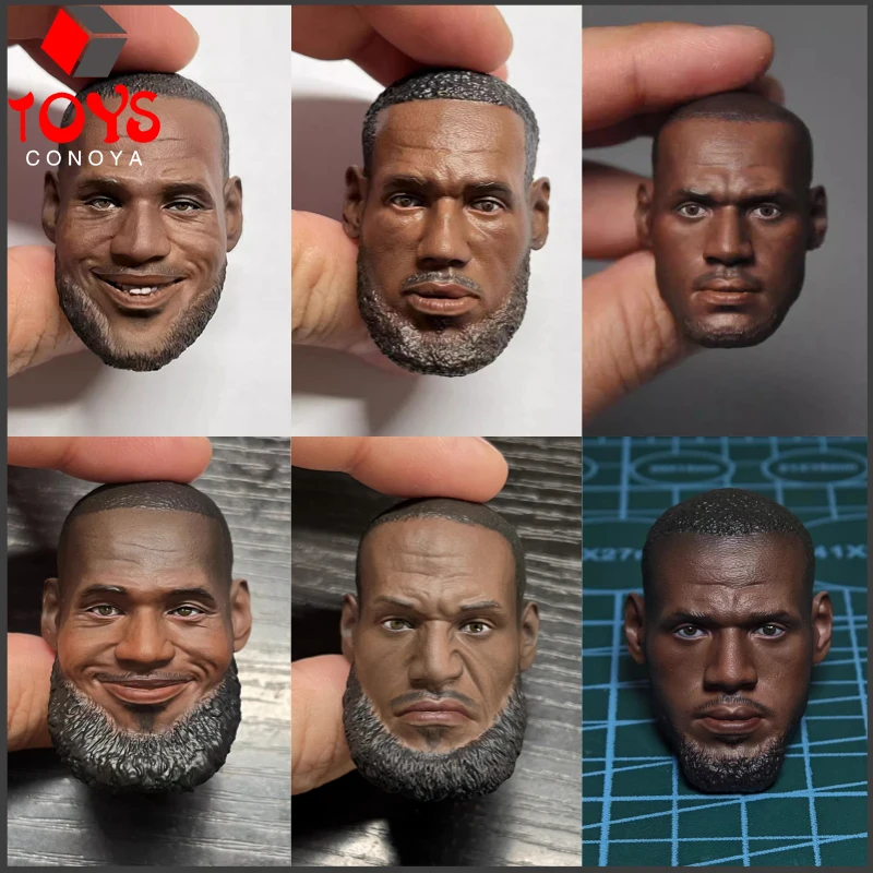 1/6 масштаб США баскетболист баскетбольная звезда голова скульптура модель подходит 12 1/6 масштаб США баскетболист баскетбольная звезда голова скульптура модель подходит 12