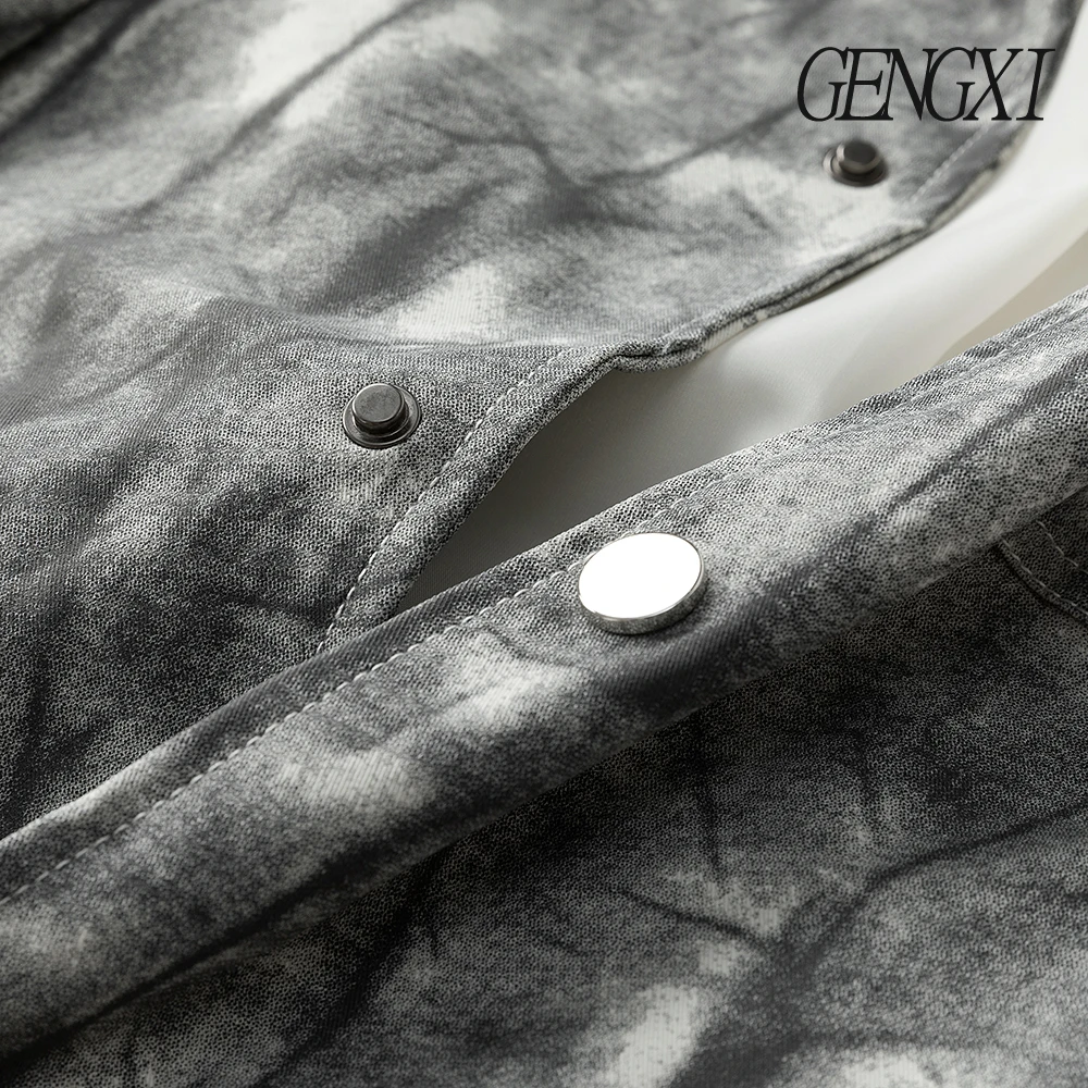 سترة رجالية فضفاضة بنمط متصدع ملابس عمل فضفاضة سترة أمريكية ريترو واحدة الصدر سترة طية صدر السترة سترة رجالية عصرية غير رسمية