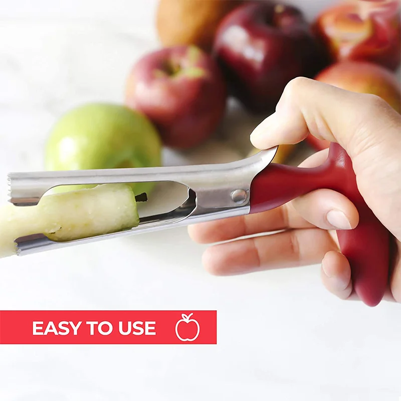 Premium Apfel Corer Edelstahl Apfel Birnen Kern Entferner Werkzeug Obst Cutter Sämaschine Slicer Messer Küche Gemüse Werkzeuge – Detail 8