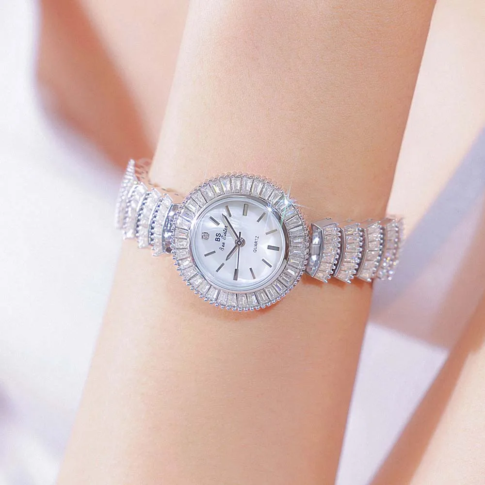 Fashion Women Watch Luxury Gold Mermaids Diamond Bracelet Quartz Wristwatch Elegant Ladies Dress Clock For Women Gift New 2025