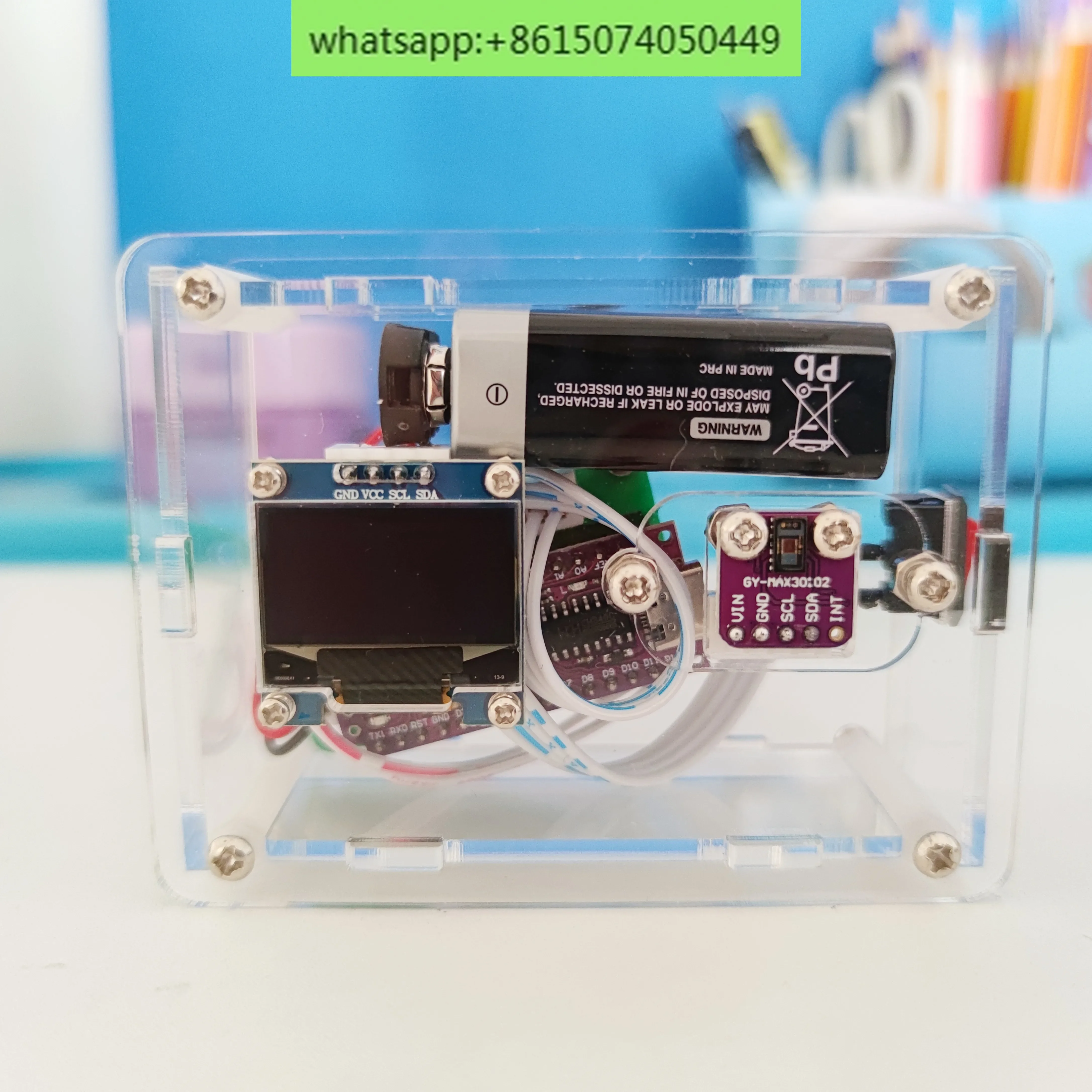 Student Technology Production DIY Creative Toy Oximeter Children's Technology Handmade Heart Rate Innovation Technology