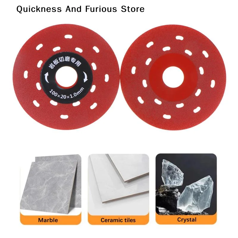 【TO】100mm Diamond Dry Cutting Disc Slabs Porcelain Ceramic Tile Marble Thin Cutting Blade Discs For Marble Machine Angle Grinder