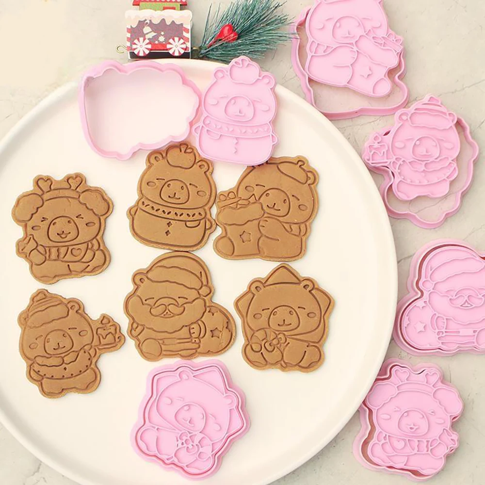 

Cartoon Capibala Cookie Mold DIY Stampcookie Cutters Baking Accessories