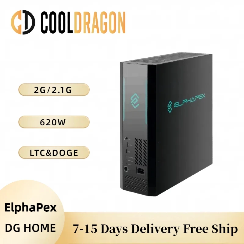 Elphapex DG Home 1, 2000 м, 620 Вт, майнер Scrypt DOGE и LTC