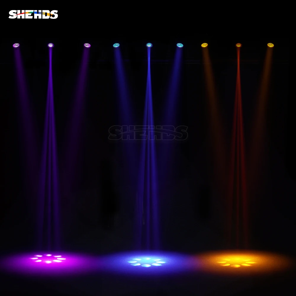 Imagem -06 - Shehds-beam Moving Head Lighting com Flight Case Lâmpada Arco-íris Casamento Boate Teatro 230w 7r Pcs Nova Chegada