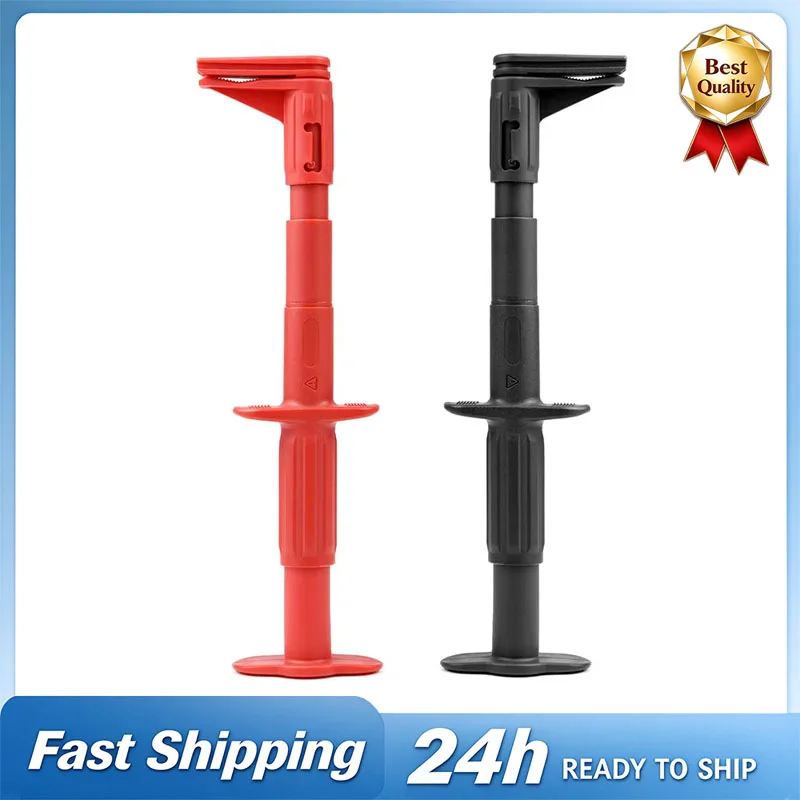Multimeter Test Leads Clip 4Mm Banana Plug Spring Damage Hook Multifunctional Quick Insulation And Clamp