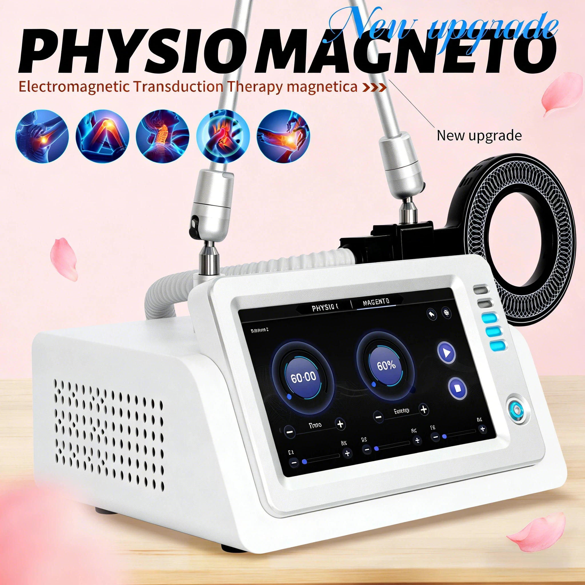 

Portable Emtt Physio Magneto Therapy Magnetoterapia Pain Relief PEMF Sports Injury Therapy Magnetotherapy Physiotherapy Machine