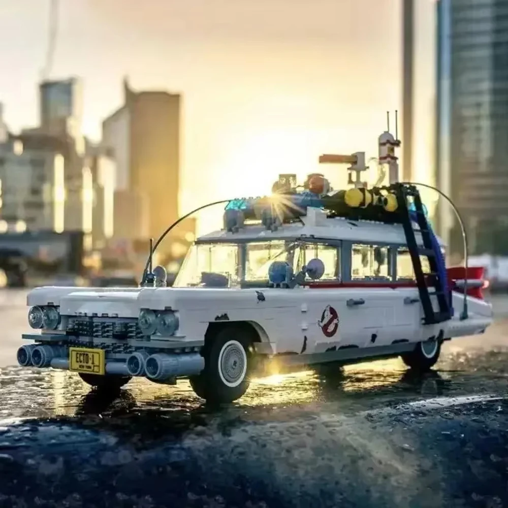 

ECTO-1 creative car building blocks compatible with educational and difficult assembly toy car model gifts for boys girls