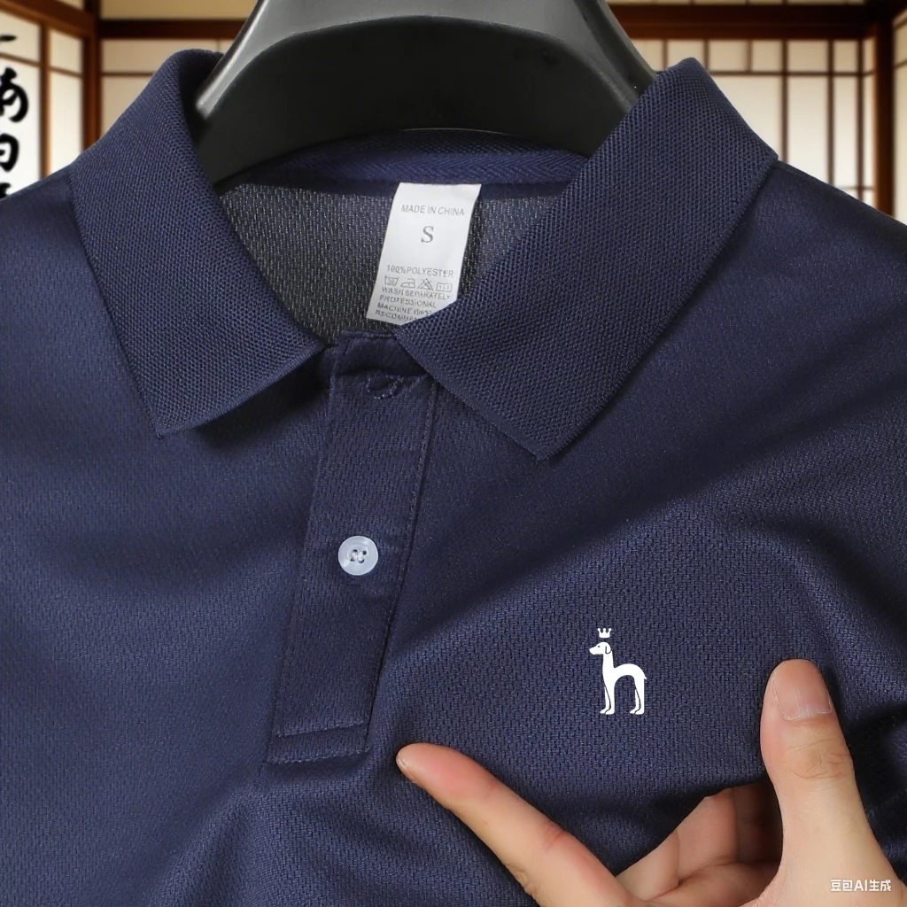 2026 Golf New Short Sleeved Men's Polo Shirt, Men's Sports and Leisure T-Shirt, Fashionable and Simple Solid Color Top