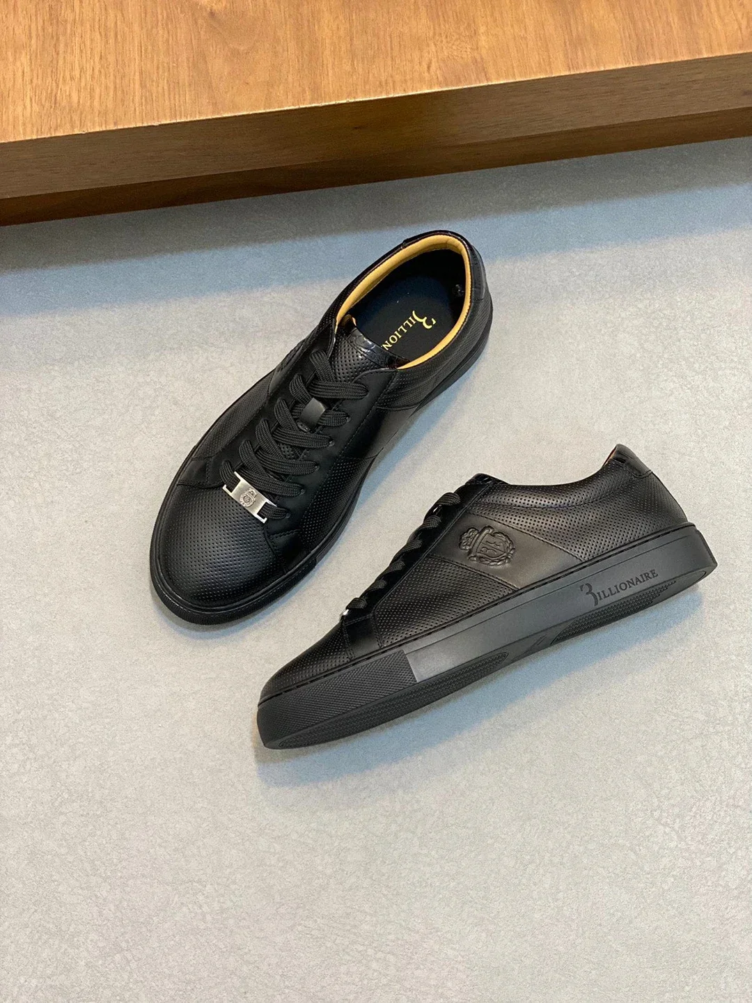 BILLIONAIRE Shoes for Men 2025 new Calf leather stitching Leather Comfort high-quality outdoors Men European big size 38-45