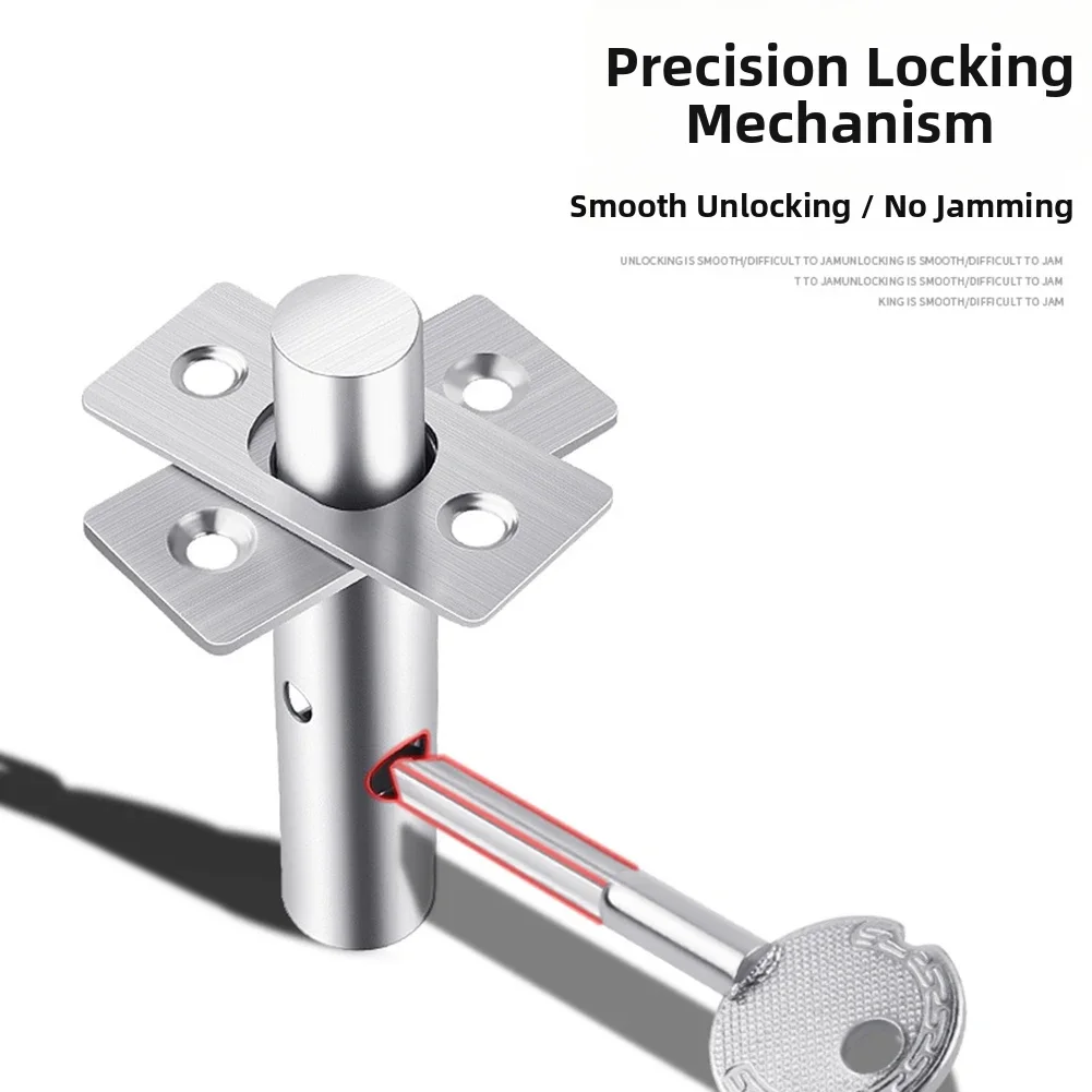 Concealed Tube Door Lock Stainless Steel For Fire Rated Doors Compatible With Standard Door Frames And Hardware