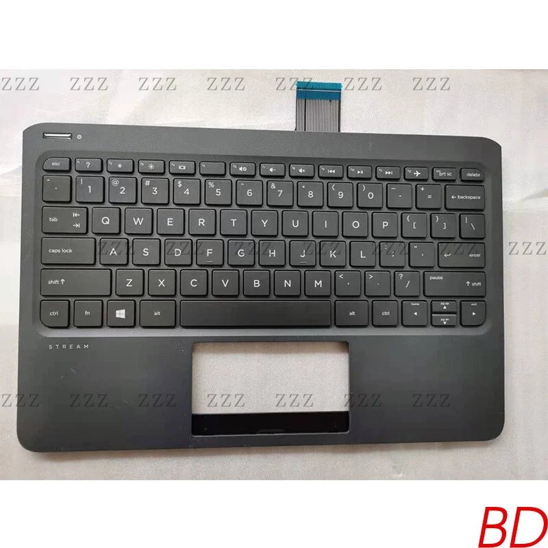 ZZ For HP Stream 11 Pro G4 EE C Shell Palmrest Cover W/ Keyboard L02776-001